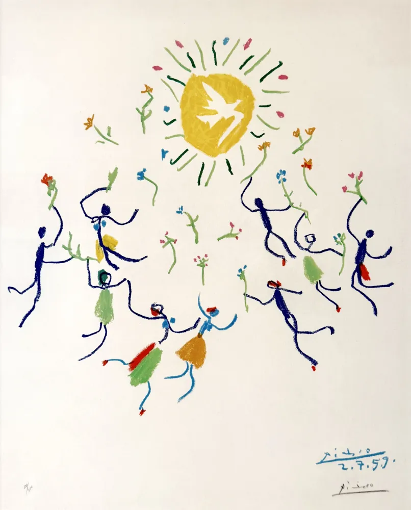 Литография Picasso - La ronde de la jeunesse