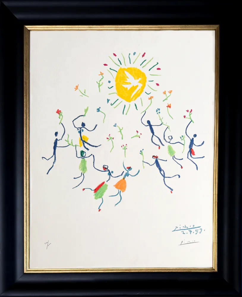Литография Picasso - La Ronde de l'amitié