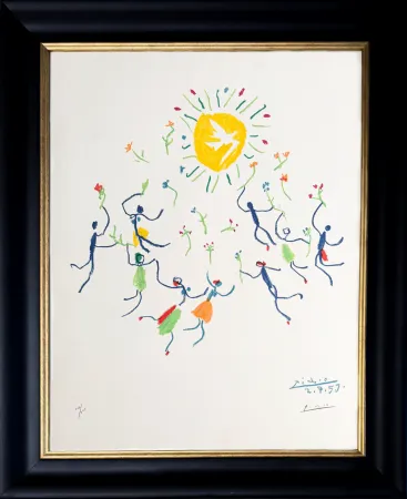 Литография Picasso - La Ronde de l'amitié