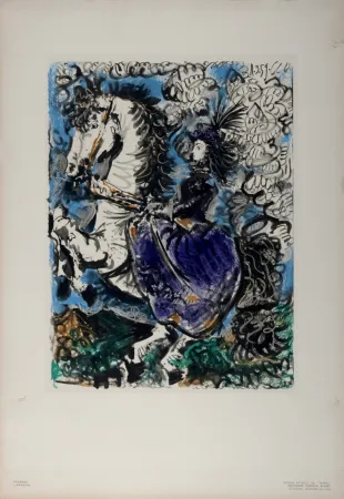 Литография Picasso - L'Amazone n° 1, 1961