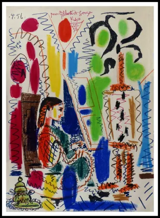 Литография Picasso - L'atelier de CANNES