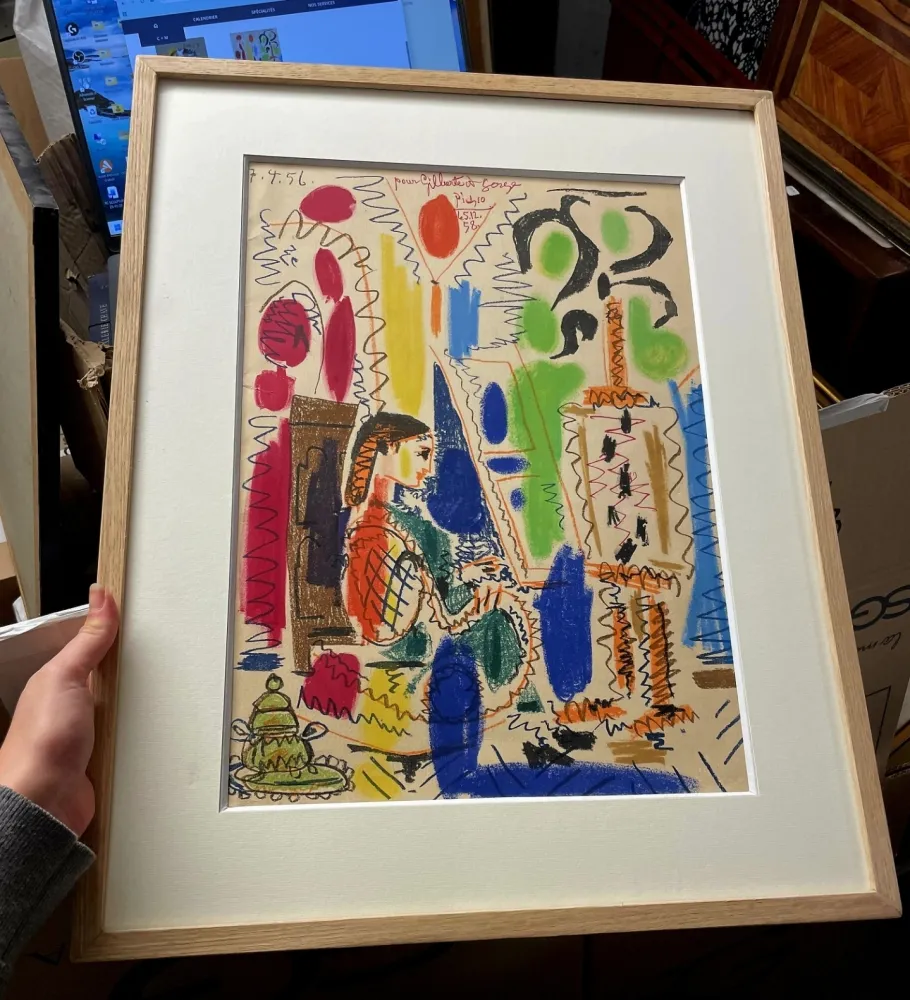 Литография Picasso - L'atelier de Cannes 1956