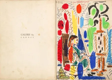 Литография Picasso - L'atelier de Cannes 1958