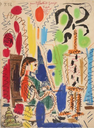 Иллюстрированная Книга Picasso - L'atelier de Cannes 1958 / Ces Peintres mes Amis Vol II 