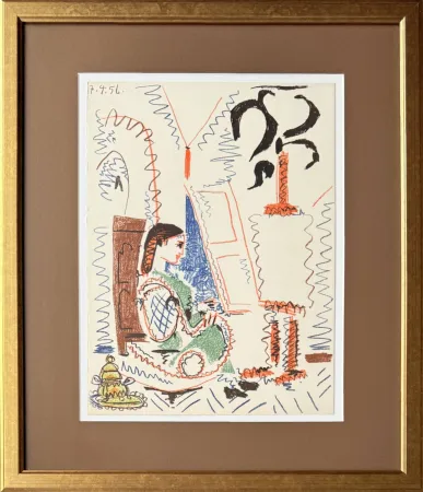 Литография Picasso - L'atelier de Cannes (The Cannes Studio)