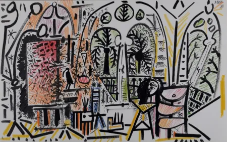 Литография Picasso - L'Atelier de La Californie #3, 1959
