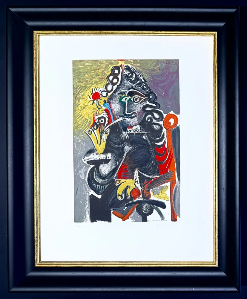 Литография Picasso - Le cavalier