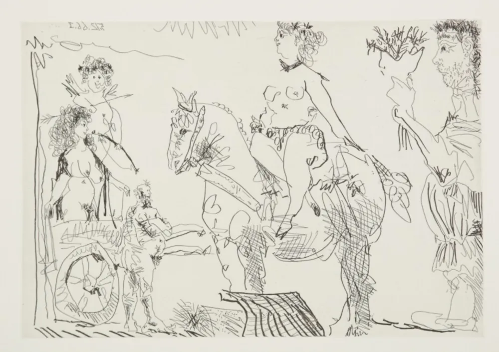 Гравюра Picasso - Le Cocu magnifique