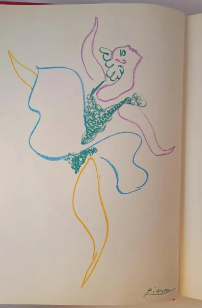 Литография Picasso - Le Danseuse 1954 / Le Ballet/Ballerina 