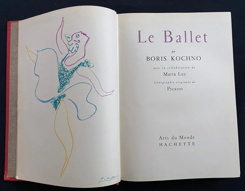 Иллюстрированная Книга Picasso - Le Danseuse/Le Ballet/Ballerina 