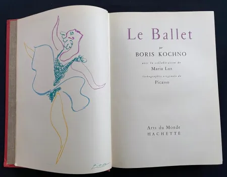 Иллюстрированная Книга Picasso - Le Danseuse/Le Ballet/Ballerina 