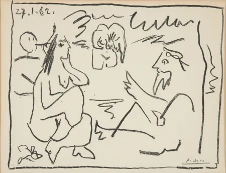 Литография Picasso - Le Déjeuner sur l’herbe (Les Déjeuners) Épreuves d’Artiste
