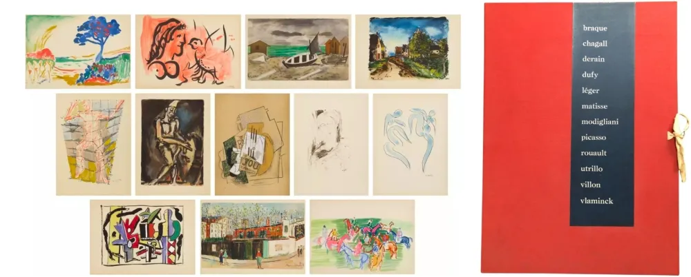 Иллюстрированная Книга Picasso - Le douze Contemporains-Portfolio 