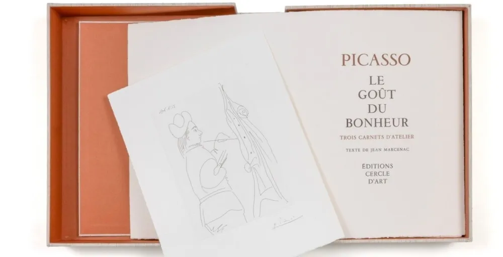 Многоэкземплярное Произведение Picasso - Le Goût de Bonheur Deluxe Edition with engraving