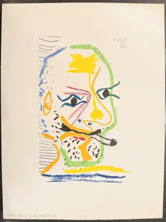 Литография Picasso - Le goût du bonheur. Trois carnets d`atelier. 1970.