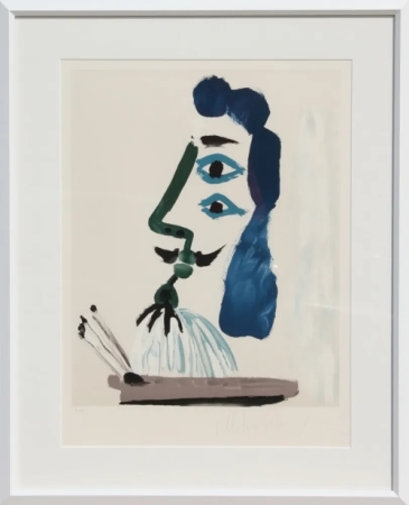 Литография Picasso - Le Peintre et sa Palette