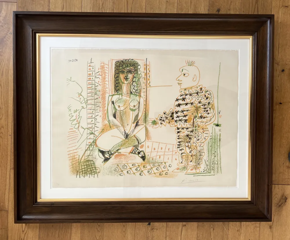 Литография Picasso - Le Peintre et son Modèle