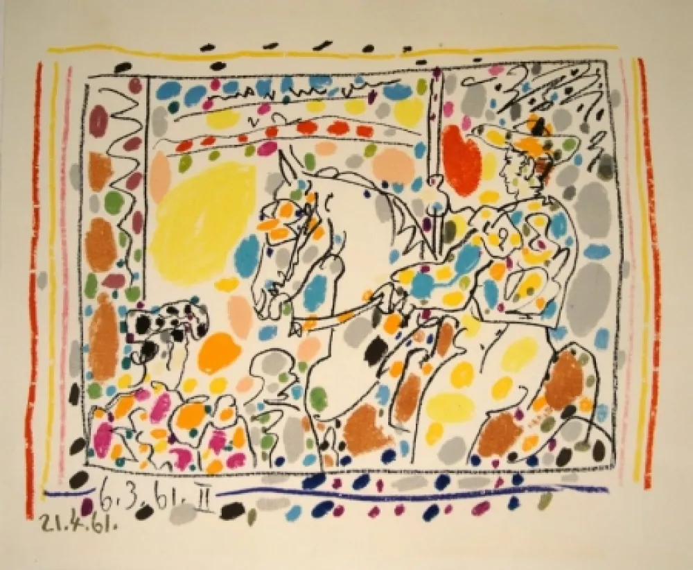 Литография Picasso - Le picador II