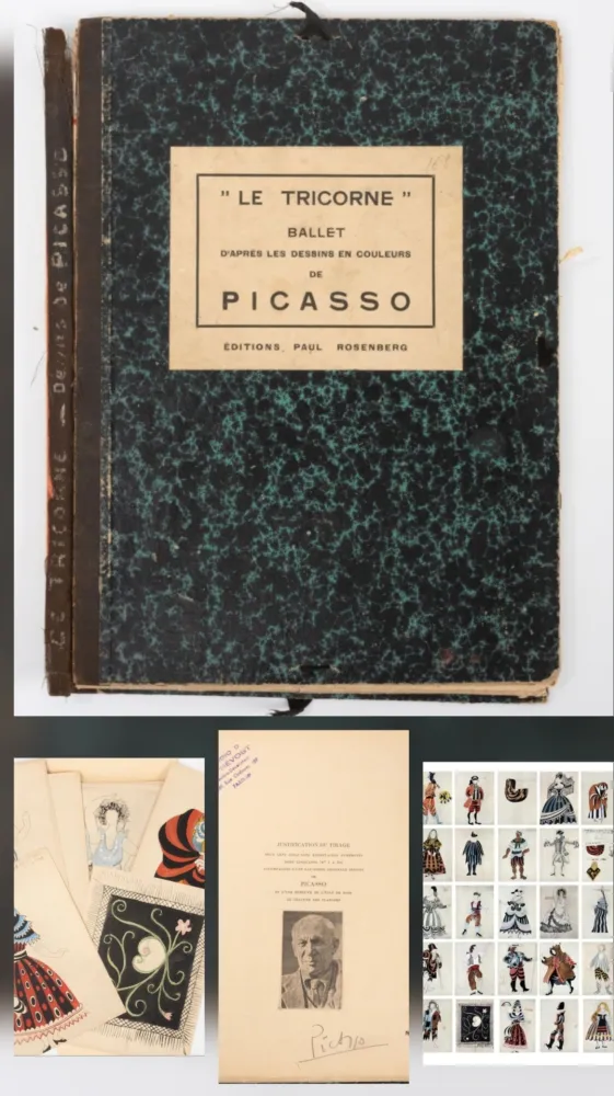 Трафарет Picasso - Le Tricorne 1920 -Handsigned 