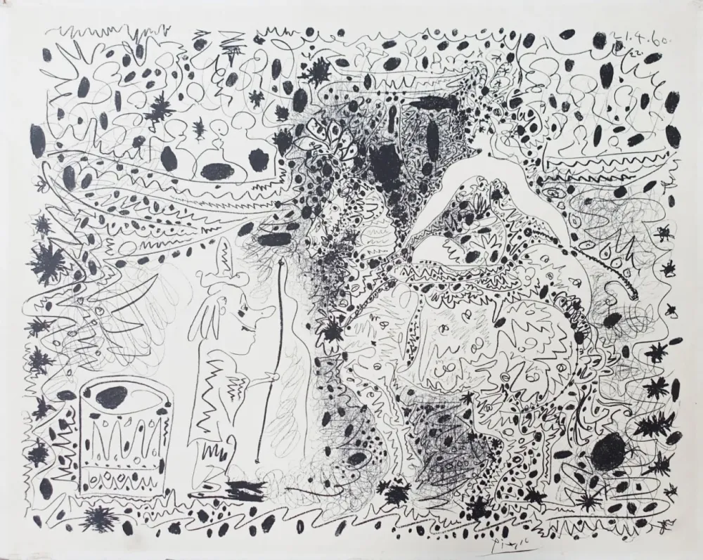 Литография Picasso - L’Écuyère (The Horsewoman)