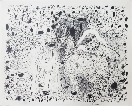 Литография Picasso - L’Écuyère (The Horsewoman)