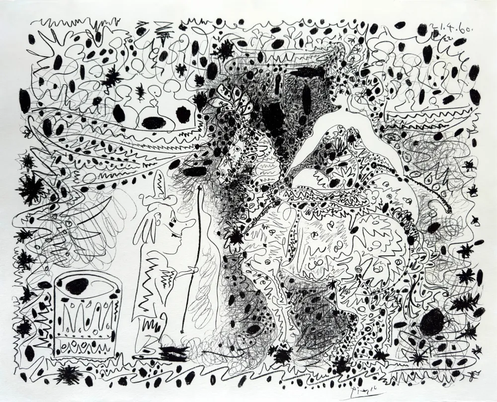 Литография Picasso - L'Ecuyère (The Horsewoman)