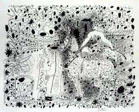 Литография Picasso - L'Ecuyère (The Horsewoman)