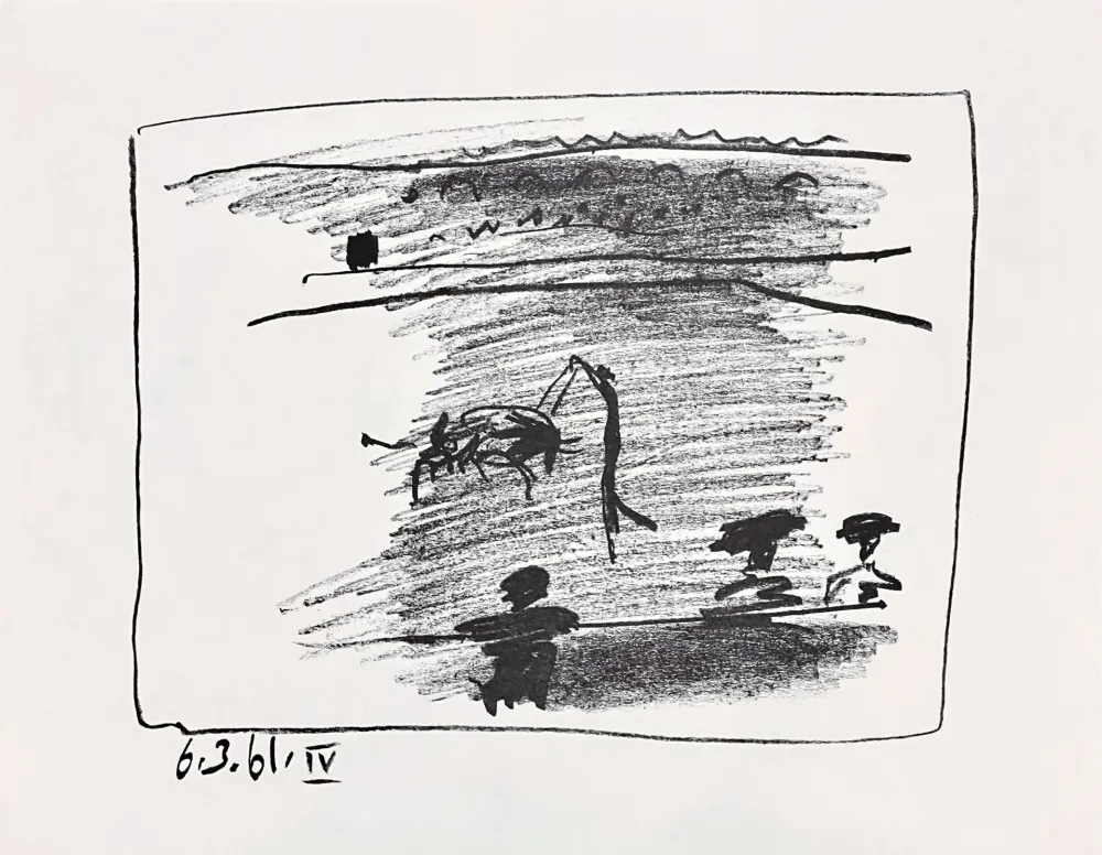 Литография Picasso - Les Banderillas