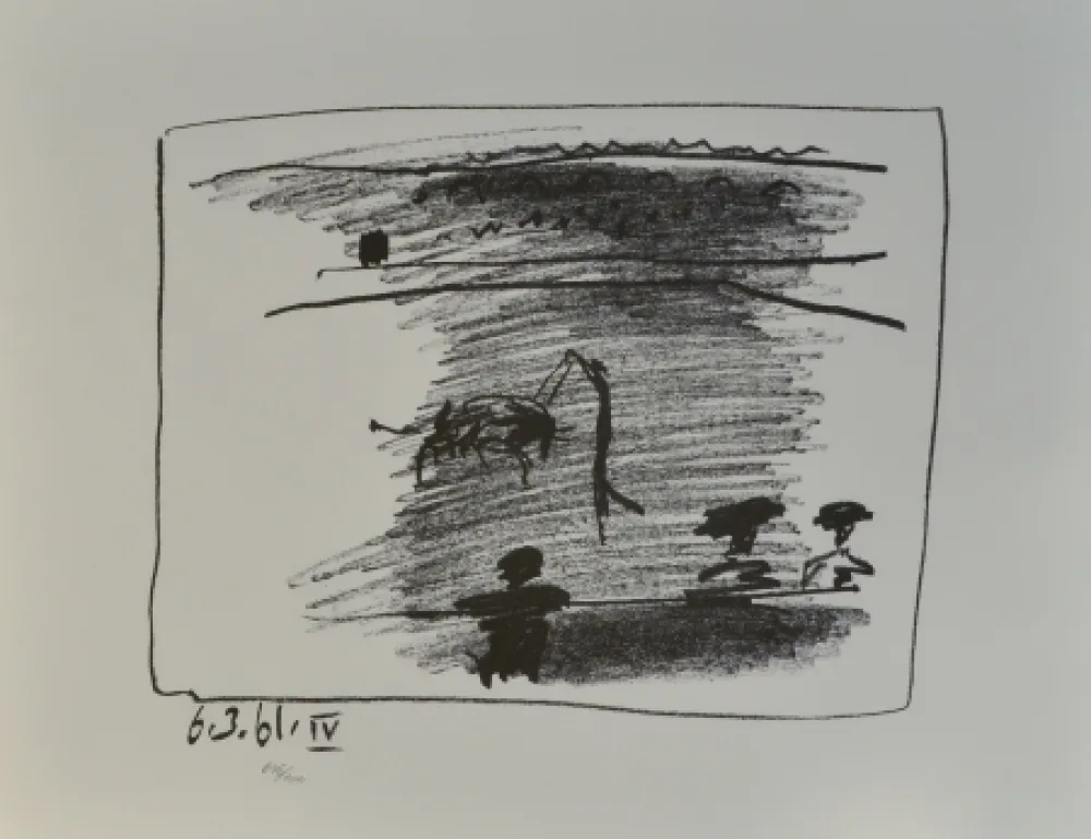 Литография Picasso - Les Banderilles