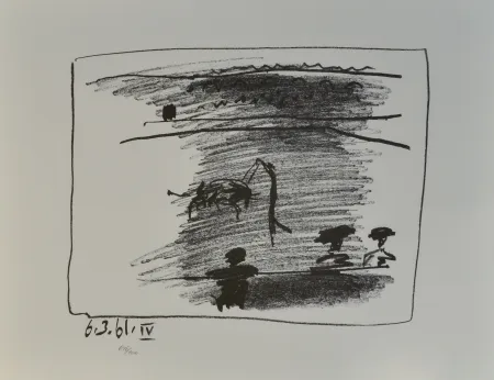 Литография Picasso - Les Banderilles