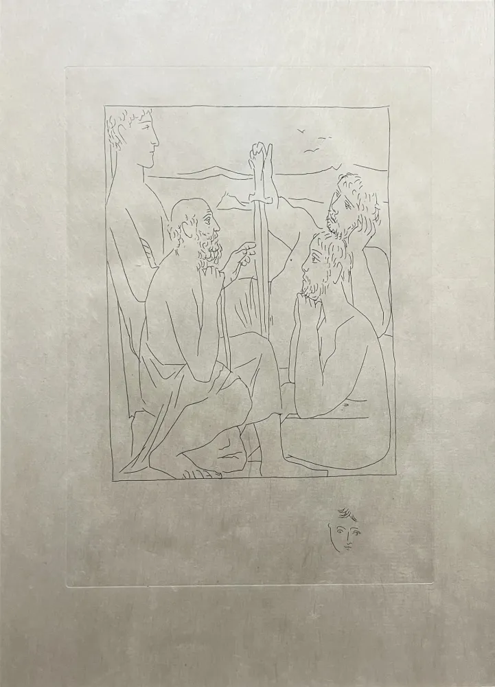 Офорт Picasso - Les Métamorphoses : RÉCITS DE NESTOR SUR LA GUERRE DE TROIE (1931)