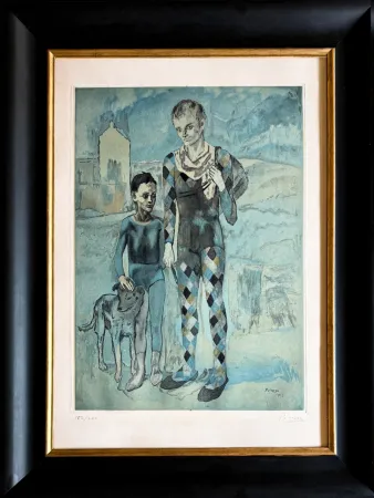 Гравюра Picasso - Les Saltimbanques