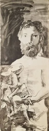 Трафарет Picasso - L'homme au mouton