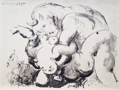 Трафарет Picasso - Minotaure