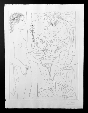 Нет Никаких Технических Picasso - Modèle nu et sculptures