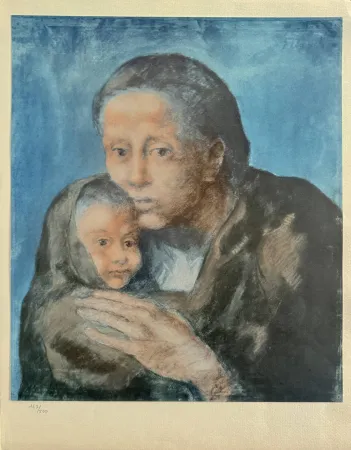 Литография Picasso - Motherhood