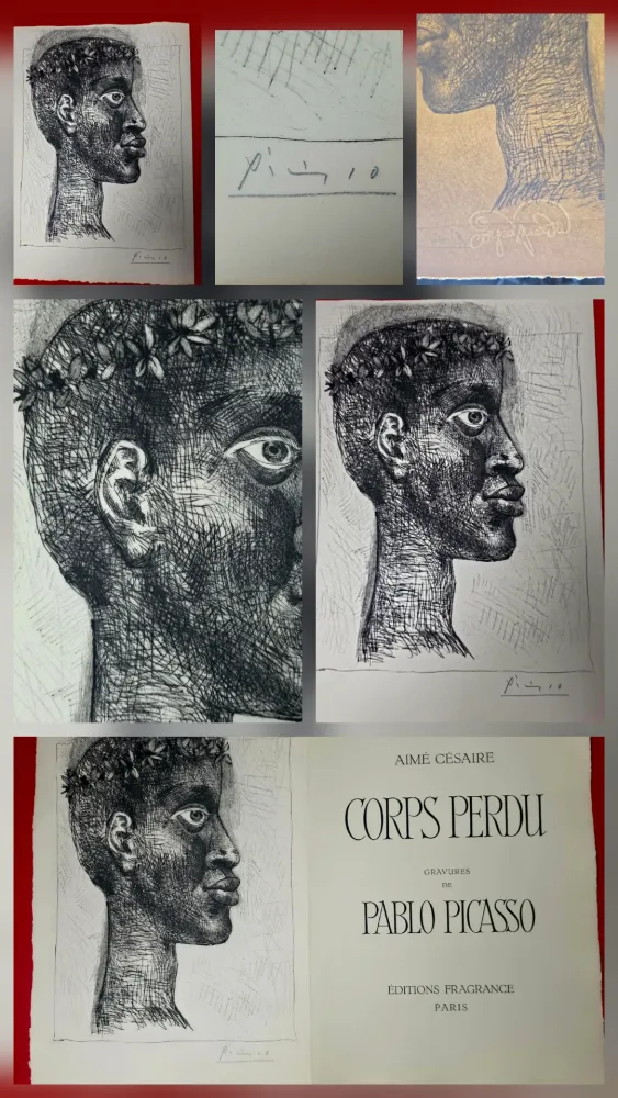 Литография Picasso - Negre Negre Negre - Corps Perdu Signed