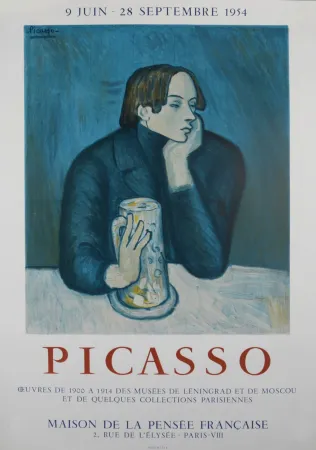 Литография Picasso - Oeuvres de 1900 à 1914 des Musées de Léningrad et de Moscou et de quelques collections parisiennes