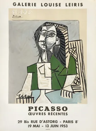 Литография Picasso - Oeuvres Récentes, Galerie Louise Leiris