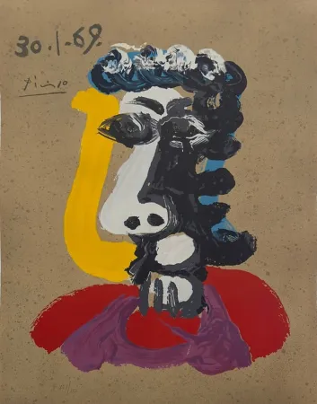 Гашение Picasso - One plate, from Les Portraits Imaginaires (2)