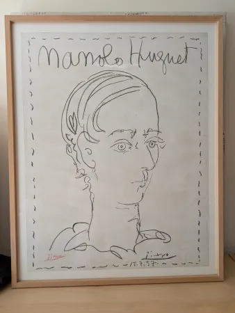 Литография Picasso - Pablo Picasso Manolo Huguet