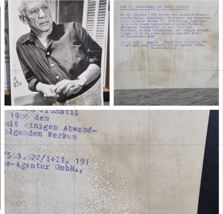 Фотографии Picasso - Pablo Picasso Vintage Press Photo (c.1956) – Göbel / DPA Archive, Type 1