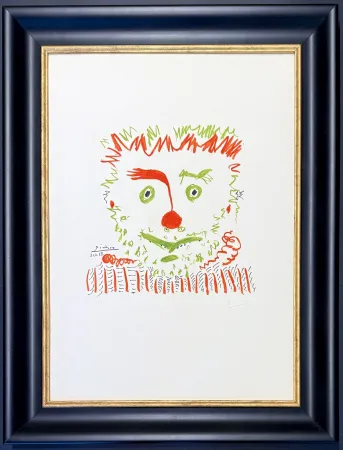 Литография Picasso - Pablo Picasso(1881–1973) – Clown – Color lithograph on Arches paper – 1968