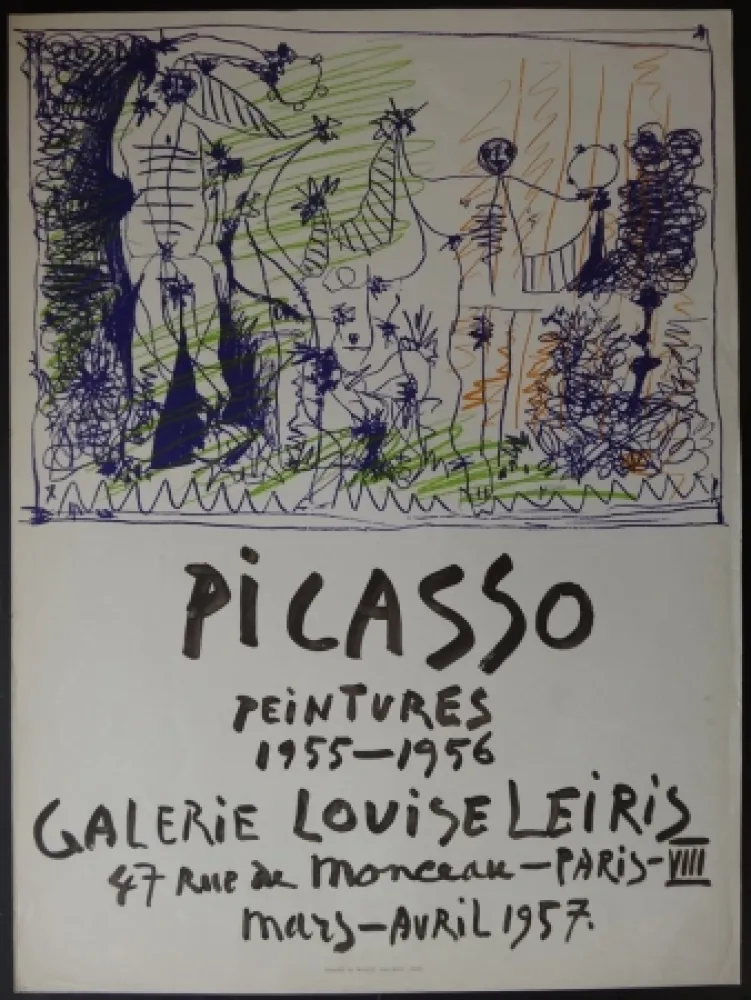 Литография Picasso - Peintures - Galerie Leiris 1957
