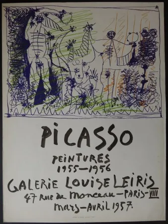 Литография Picasso - Peintures - Galerie Leiris 1957