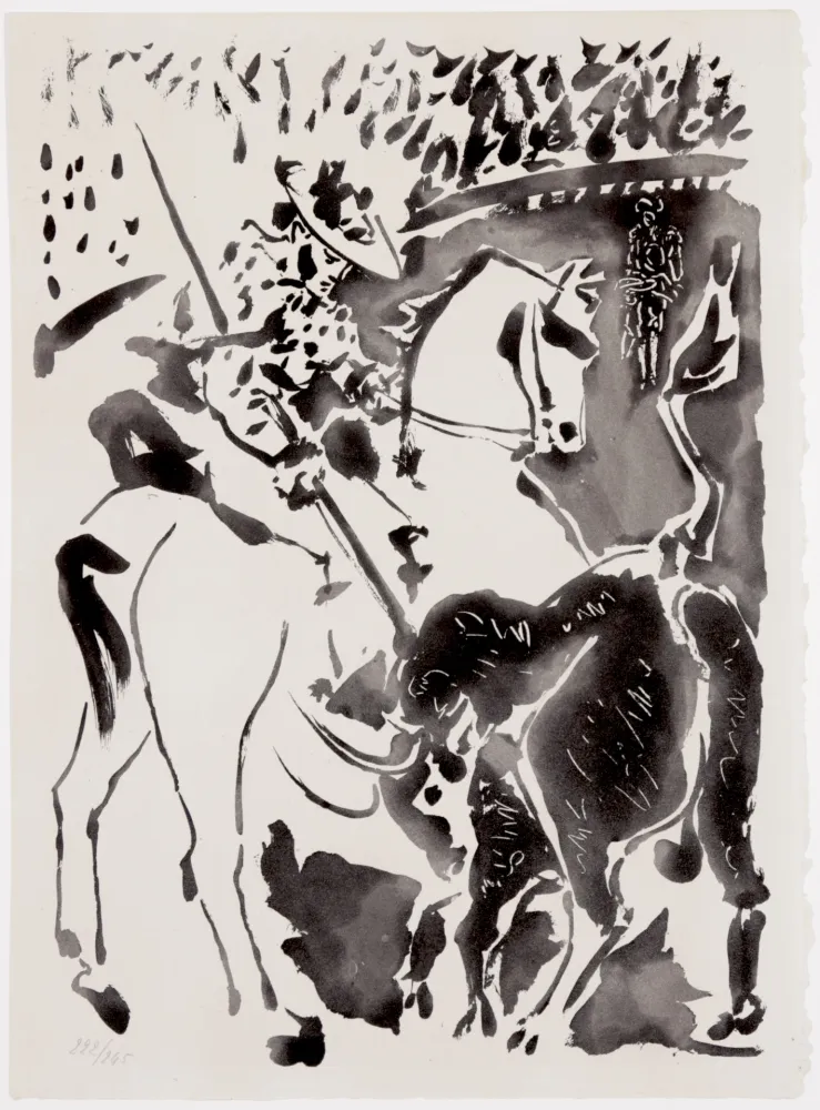 Акватинта Picasso - Picador et Taureau