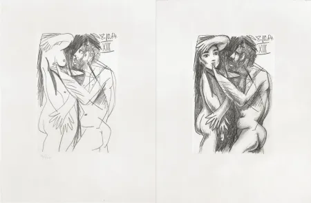 Монотип Picasso - Picasso and Me  Suite erotique