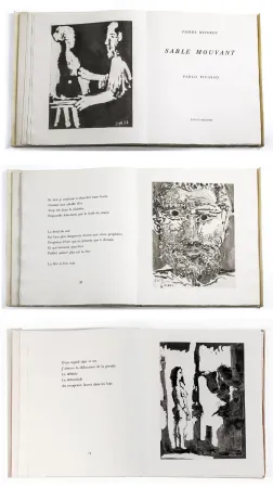 Иллюстрированная Книга Picasso - Pierre Reverdy. SABLE MOUVANT. 10 aquatintes originales (1966)