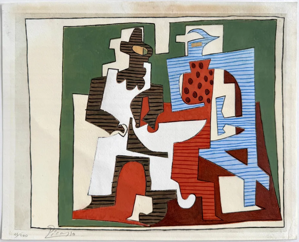 Трафарет Picasso - Pierrot et arlequin (Pierrot and Harlequin)