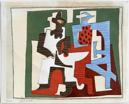 Трафарет Picasso - Pierrot et arlequin (Pierrot and Harlequin)